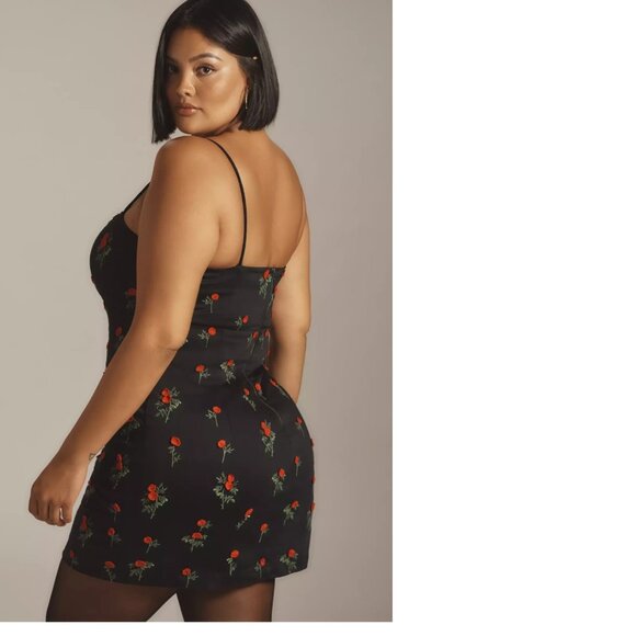 Anthropologie The Brynne 3D Spaghetti-Strap Dress by Maeve size 16w new with tag - Picture 2 of 8